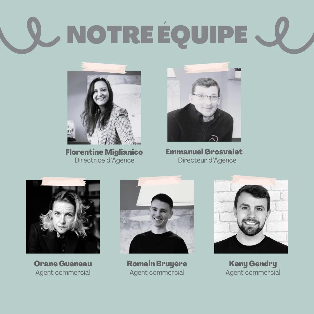 Photo de l'équipe de l'agence